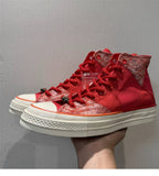 SLATE 01 — Bone Smoke Canvas Stitch High