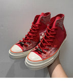 SLATE 01 — Bone Smoke Canvas Stitch High