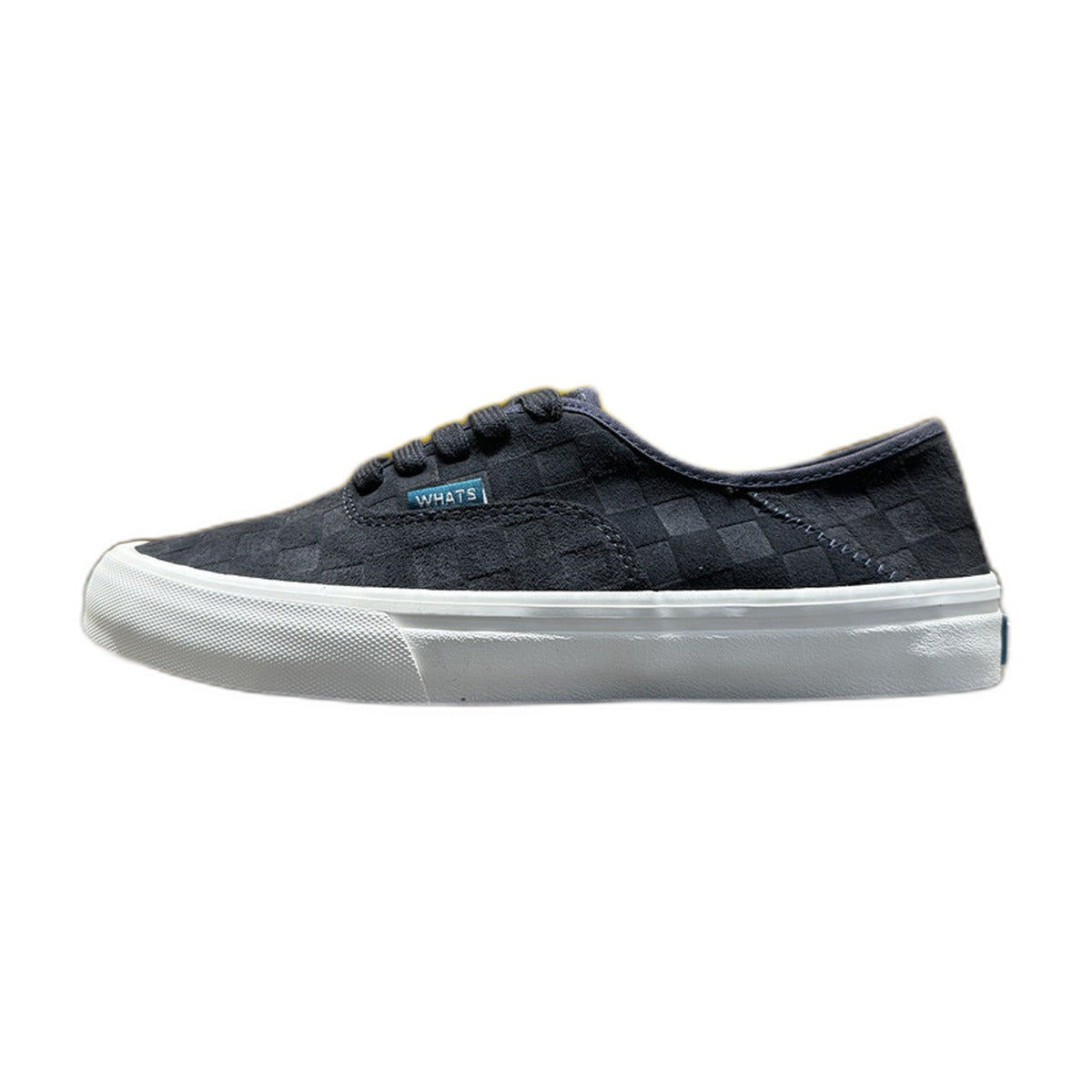 SHADE 03 — Smoke Suede Check Low