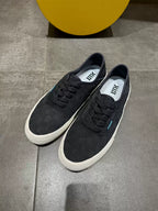 SHADE 03 — Smoke Suede Check Low