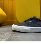 SHADE 03 — Smoke Suede Check Low