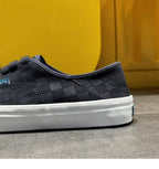 SHADE 03 — Smoke Suede Check Low