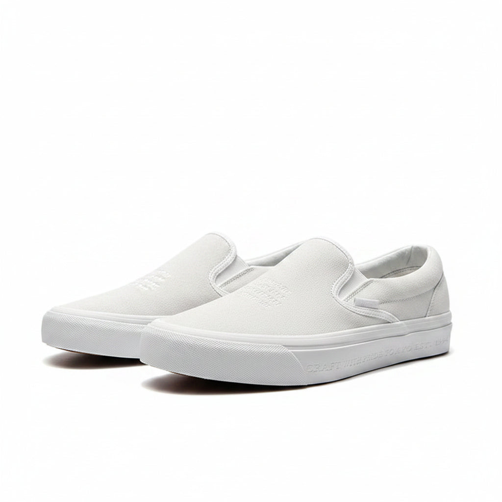 CRESCENT 01 — Bone Suede Heritage Slip
