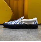 WAVE 01 — Sky Bone Canvas Check Slip