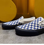 WAVE 01 — Sky Bone Canvas Check Slip