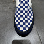 WAVE 01 — Sky Bone Canvas Check Slip