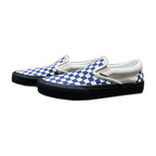 WAVE 01 — Sky Bone Canvas Check Slip